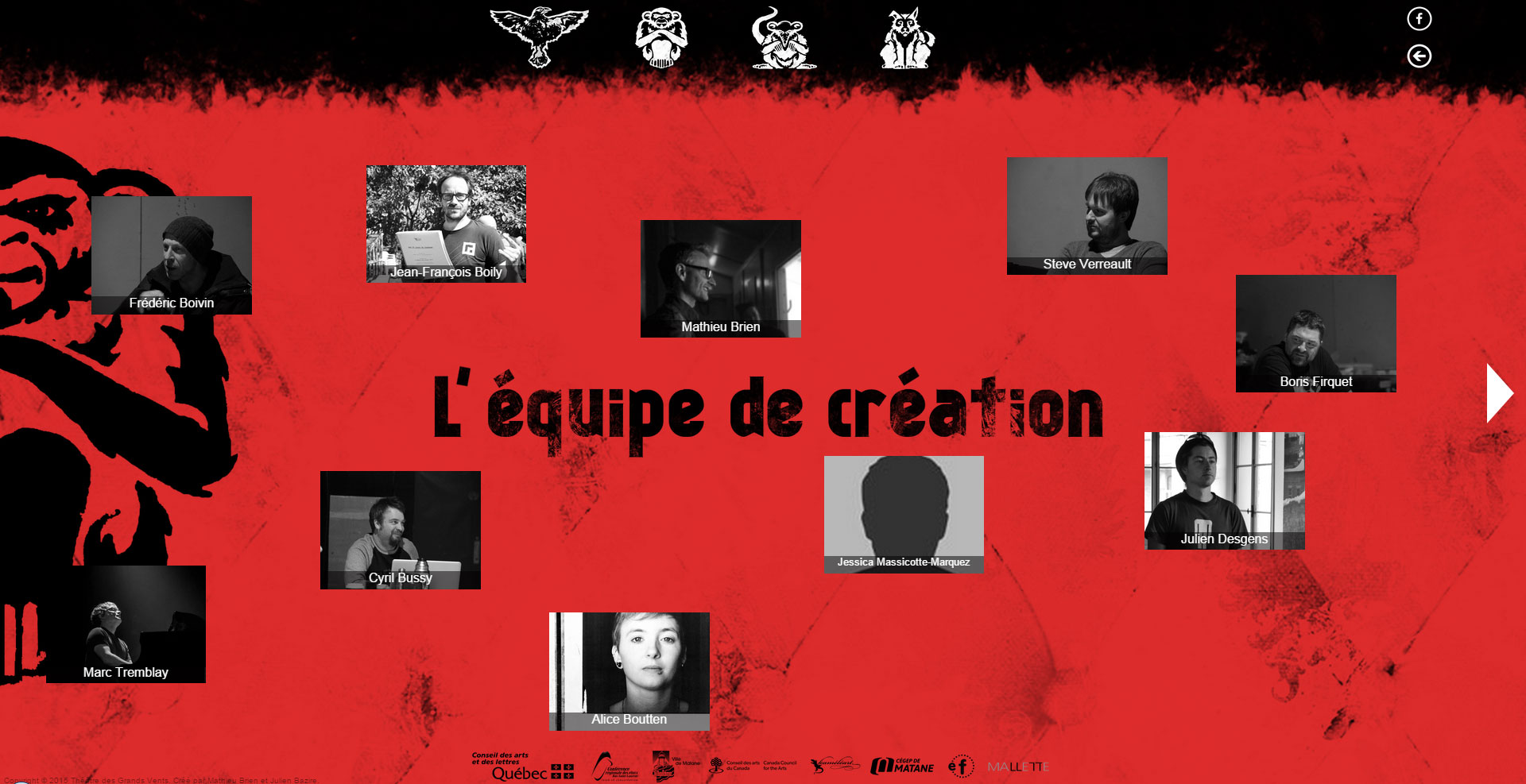 Section équipe